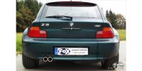 FOX Endschalldämpfer - 2x70 Typ 13 - BMW Z3 E36 Roadster/Coupe