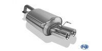 FOX final silencer - 2x80 Typ 13 - Deawoo Lacetti Hatchback