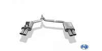 FOX Final Silencer double flow incl. Y-adapter pipe Ø55mm inside 2x80 Typ 17 - Audi A4 B8 Limousine/Avant (+S-Line)