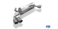 FOX final silencer across exit right/left - 2x115x85 Typ 38 right/left - Opel GT