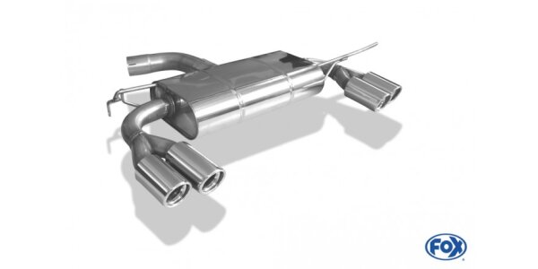 FOX Final Silencer exit 2x76 Typ 17 - VW Scirocco 13