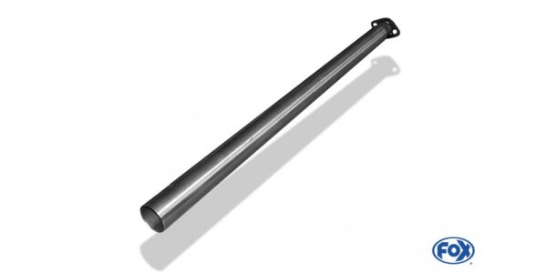 FOX connecting tube middle silencer/KAT - pipe diameter: 70mm - VW Golf 5 TSI / EOS 1F