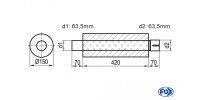 FOX Uni-Silencer around with Nozzle - completion 466...