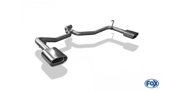 FOX tailpipe antlers right/left - 135x80 Typ 53 right/left - Kia Pro Cee`d ED