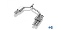 FOX Final Silencer double flow incl. Y-adapter pipe...