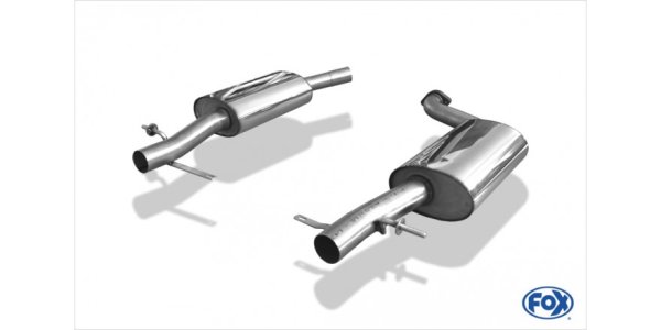 FOX Vorschalldämpfer rechts/links Ø63,5mm - Mercedes S-Klasse Coupé C215