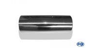 FOX welding tailpipe Typ 13 Ø 114 mm / length: 300 mm - around / rolled up / straight / with Absorber