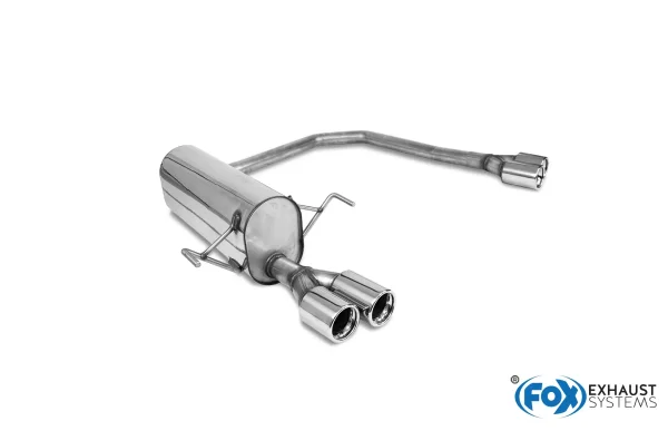 FOX final silencer exit right/left Ø63,5mm - 2x76 Typ 13 right/left - Opel Astra H Caravan