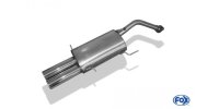 FOX final silencer with flange - 2x80 Typ 13 - Mazda 323 IV BG Notchback