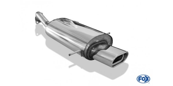 FOX final silencer - 135x80 Typ 53 - Mazda 323 IV BG Notchback