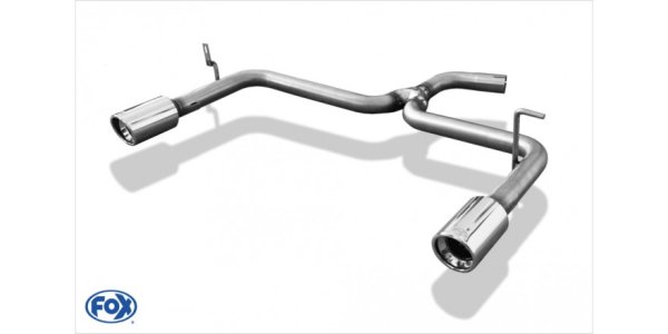 FOX tailpipe system right/left suitable for the original ESD - 1x90 Typ 17 right/left - Hyundai i30 Korea