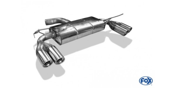 FOX Endschalldämpfer Ausgang rechts/links - 2x76 Typ 17 rechts/links - VW Golf V TSI
