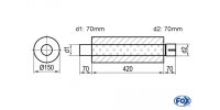 FOX Uni-Silencer around with Nozzle - completion 466...