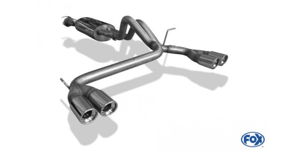 FOX Halbanlage ab Kat 2x90 Typ 17 - 08+ Hummer H2