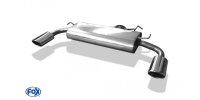 FOX final silencer across exit right/left - 115x85 Typ 32 right/left - Mitsubishi Lancer CYO Notchback/Sportback