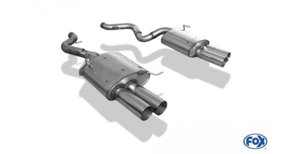 FOX Endschalldämpfer rechts/links - 2x90 Typ 10 rechts/links - BMW E92/E93 M3 Coupe/Cabrio
