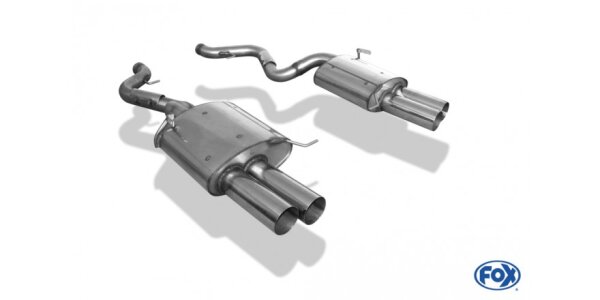 FOX Final Silencer 2x90 Typ 10 - BMW E92/E93 M3 Coupe/Cabrio