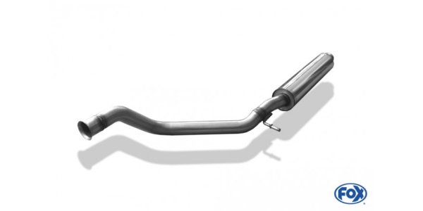 FOX front silencer - Citroen C4 Coupe