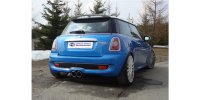 FOX final silencer center exit - 2x100 Typ 16 - Mini Cooper S R56