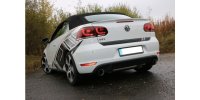 FOX final silencer exit right/left - 1x100 Typ 25 right/left - VW Golf 6 GTI / Cabrio