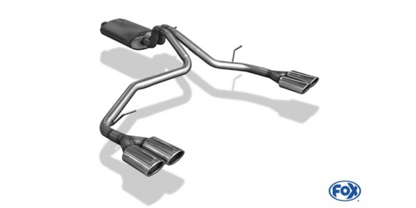 FOX Halbanlage ab Kat 2x115x85 Typ 32 - Cadillac Escalade