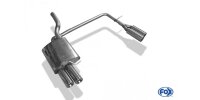 FOX Endschalldämpfer 2x90 Typ 13 - VW Passat 3C (CC)