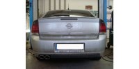 FOX final silencer double flow - 2x106x71 Typ 32 - Opel Vectra C (GTS)