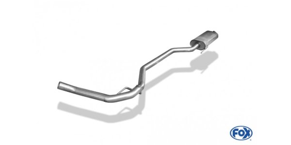 FOX front silencer - Opel Vectra C (GTS)