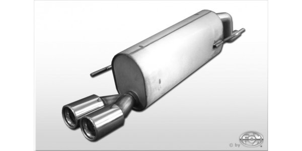 FOX final silencer - 2x76 Typ 13 - Fiat Bravo 198