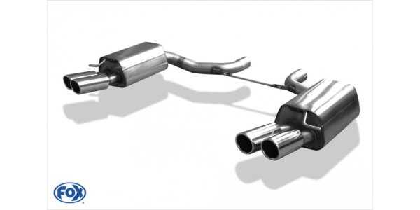 FOX final silencer right/left - 2x80 Typ 16 right/left - Audi RS6 4F