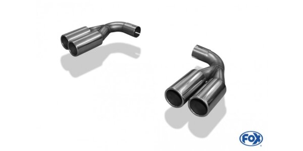 FOX ailpipes fits to original Final Silencer 2x76 Typ 13 - Volvo XC60