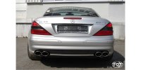 FOX final silencer right/left - 2x115x85 Typ 32 right/left - Mercedes SL55/SL600 R230