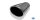 FOX welding tailpipe Typ 44 129x106 mm / length: 300 mm - oval / rolled up / 19° beveled / with elongated Tulpe