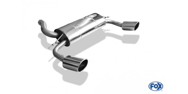 FOX final silencer right/left - 129x106 Typ 32 right/left - Ford Focus II RS