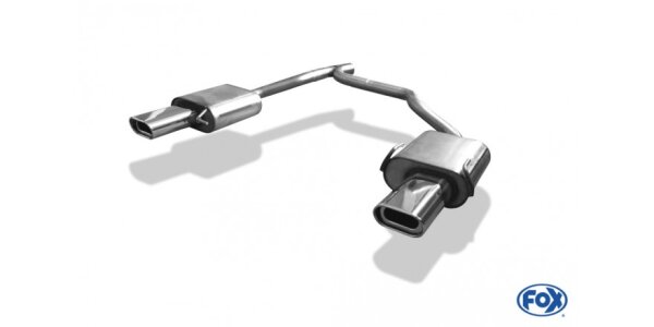 FOX Final Silencer 135x80 Typ 53 - Skoda Octavia 1Z Facelift