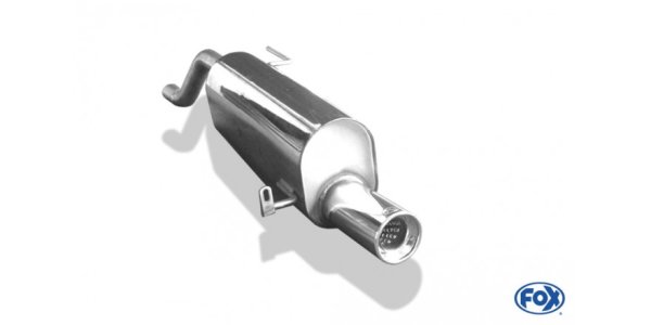 FOX Final Silencer 1x90 Typ 13 - Opel Corsa D (Sportheck and OPC Line)