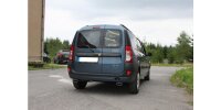 FOX Final Silencer exit 130x50 Typ 52 - Dacia Logan Kombi