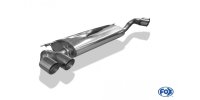 FOX final silencer across exit right/left, Double-flow entrance - 2x80 Typ 14 right/left - BMW X5 E70 4,8L 261kW