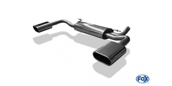 FOX Final Silencer exit 160x80 Typ 52 - Chrysler Voyager II GS