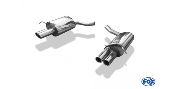 FOX Final Silencer 2x70 Typ 16 - Mercedes E-Class Cabrio A207 6-Cylinder