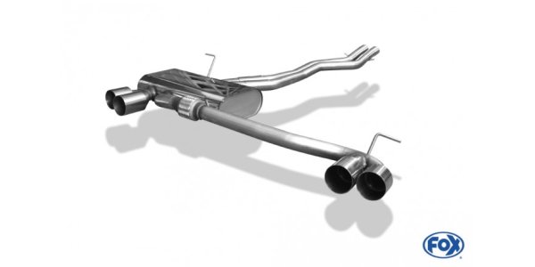 FOX Endschalldämpfer Ausgang rechts/links - 2x80 Typ 10 rechts/links - BMW Z4 E85