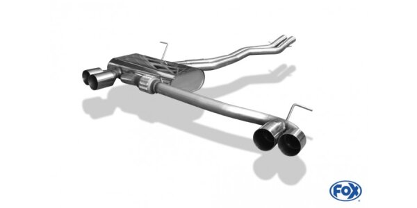 FOX Final Silencer exit 2x80 Typ 10 - BMW Z4 E85