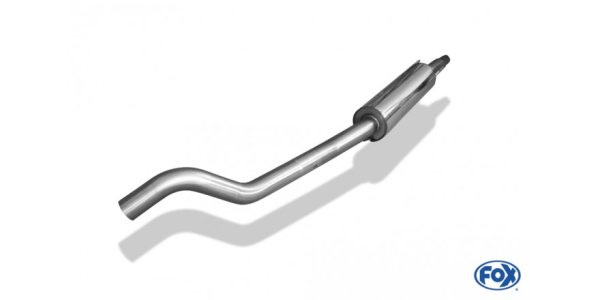 FOX front silencer - pipe diameter: 60mm - Opel Corsa B