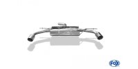 FOX final silencer right/left - 1x90 Typ 25 right/left GTI-Look - VW Golf VI (fits original Golf 6 GTI-bumper)