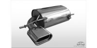 FOX final silencer Ø70mm - 160x80 Typ 53 - VW Golf V 1K 4-Motion