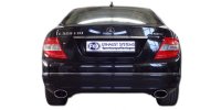 FOX final silencer right/left - 140x90 Typ 32 right/left - Mercedes C-Class 6-Cylinder W204/S204