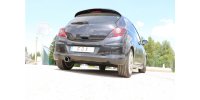 FOX final silencer across exit one-sided - 1x100 Typ 16 - Opel Corsa D GSI