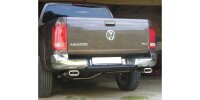 FOX Endschalldämpfer 160x80 Typ 53 - VW Amarok 4x4