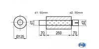 FOX Uni-Silencer around with Nozzle - completion 390...