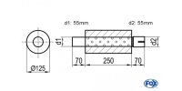 FOX Uni-Silencer around with Nozzle - completion 390...